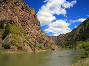 Black Canyon of the Gunnison river