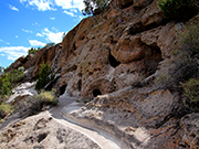 Tsankawi Trail in Bandelier