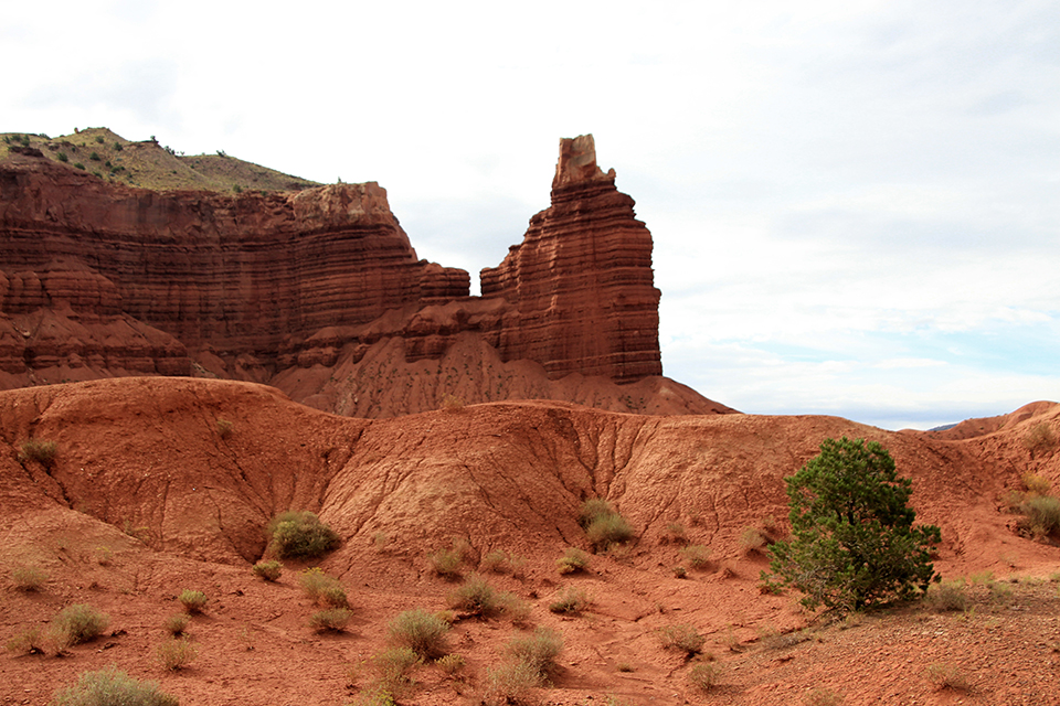 Chimney Rock at Capitol Reef