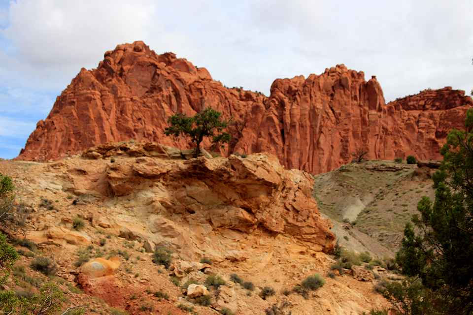 Chimney Rock at Capitol Reef